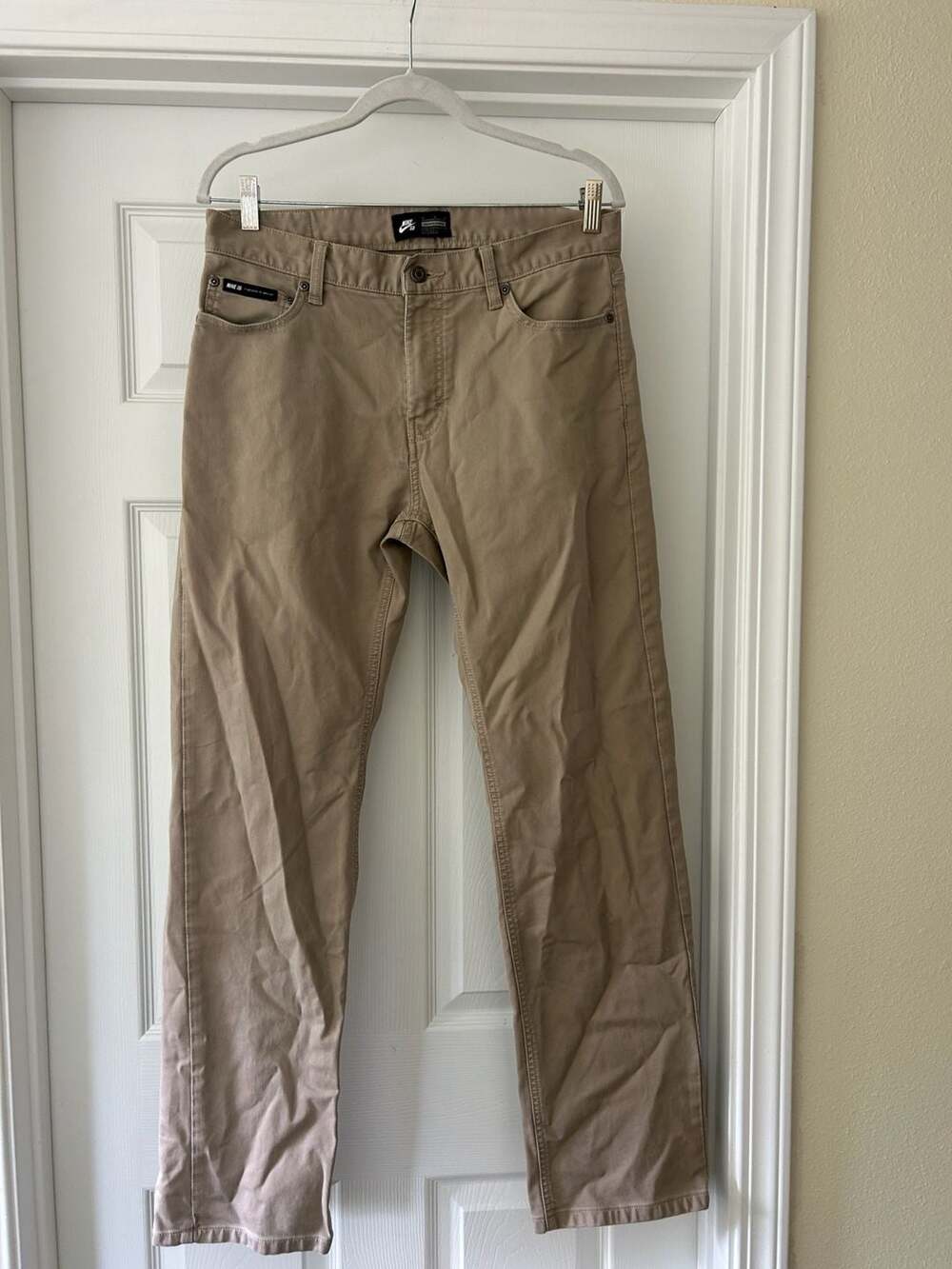 Nike SB Proprietary Technology Mens Khaki Five-Pocket Twill Pants Size 30
